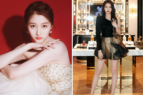 Nhan sắc ngọt ngào và đôi chân cực phẩm của mỹ nhân 9x Quan Hiểu Đồng