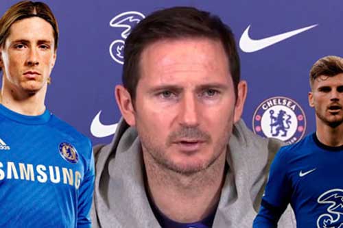 Lampard từ chối so sánh Werner với Torres