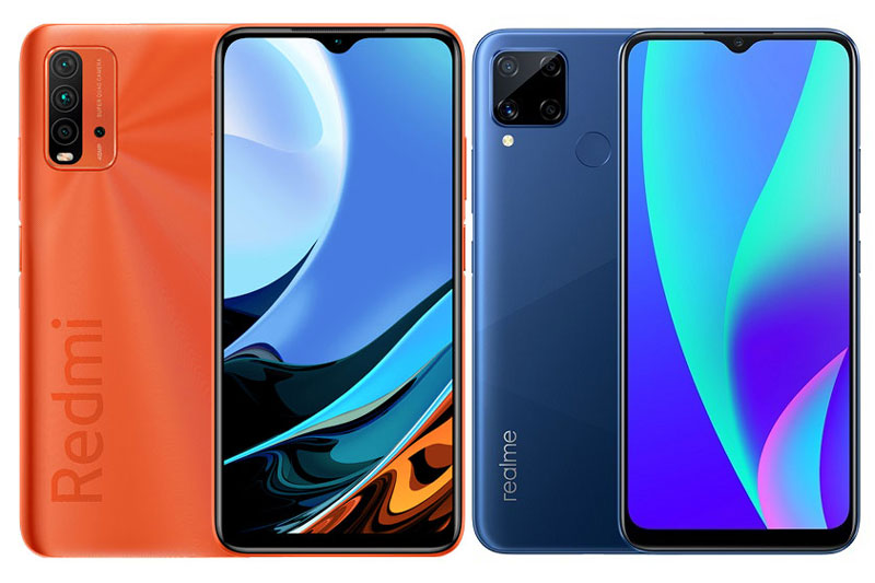 So sánh pin Xiaomi Redmi 9T với Realme C15