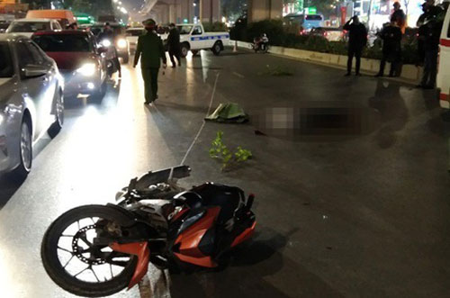 Hà Nội: Tạm giữ thanh niên lái xe máy tông chết 2 người trên đường Nguyễn Trãi