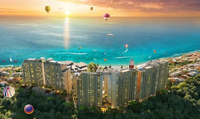 Sun Grand City Hillside Residence là tổ hợp căn hộ cao tầng sở hữu vị trí đắc địa bên bờ Nam đảo Ngọc.