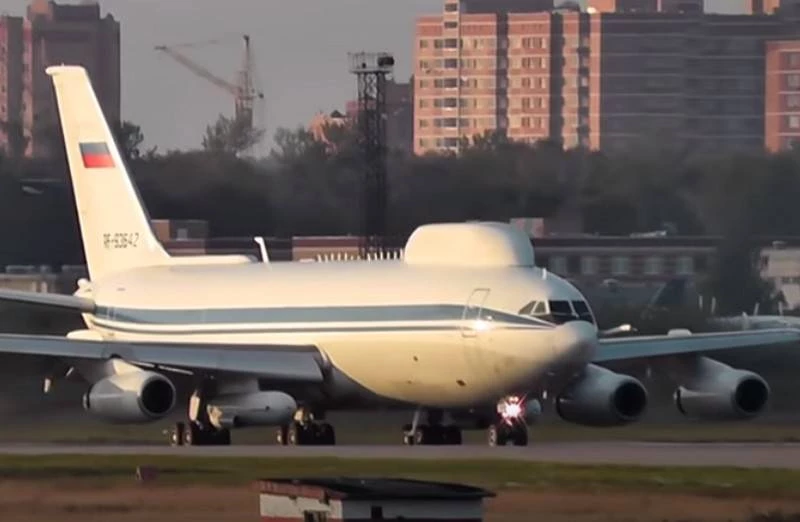 Máy bay ngày tận thế Il-80 của Nga. Ảnh: RIA Novosti.