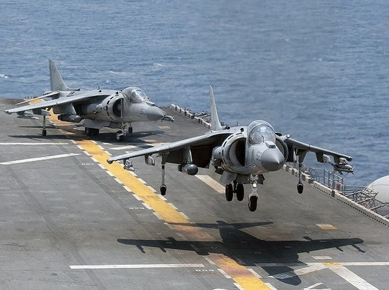 Máy bay chiến đấu AV-8B Harrier của Thủy quân lục chiến Mỹ. Ảnh: Bae Systems.