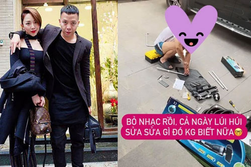 Hoàng Touliver tiếp tục chứng minh là người đàn ông của gia đình, hết nấu ăn lại đến sửa đồ làm Tóc Tiên cũng bất ngờ