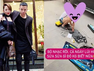 Hoàng Touliver tiếp tục chứng minh là người đàn ông của gia đình, hết nấu ăn lại đến sửa đồ làm Tóc Tiên cũng bất ngờ