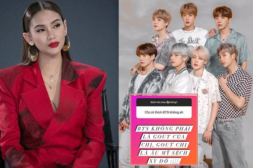 Võ Hoàng Yến trả lời thẳng thắn khi fan hỏi có thích BTS hay không?