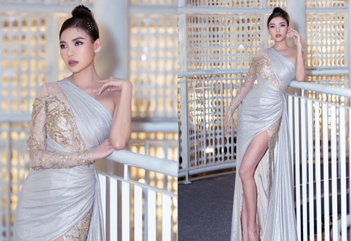 Thúy Diễm khoe chân dài trên thảm đỏ