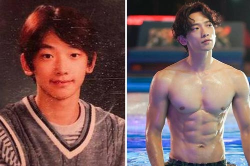 So sánh ảnh thẻ của Bi Rain và hình hiện tại mới thấy anh đã 'dậy thì' thành công xuất sắc