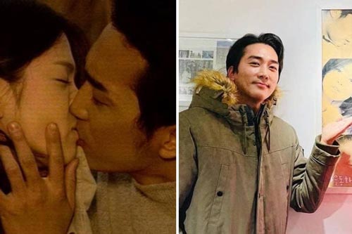 Song Seung Hun dành cử chỉ ngọt ngào cho Song Hye Kyo sau hơn 20 năm 'Trái tim mùa thu' lên sóng
