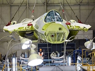 Chỉ có thể sản xuất quy mô lớn máy bay chiến đấu Su-57 vào năm 2024