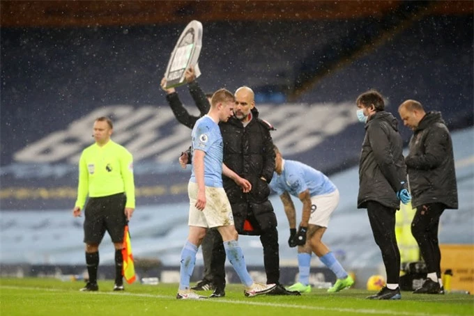 De Bruyne có dính chấn thương dài hạn sau trận Man City vs Aston Villa?