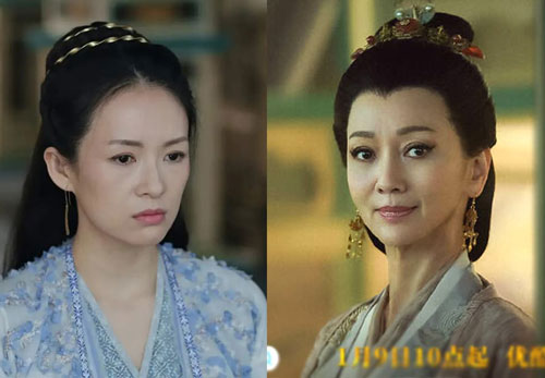 Cùng đóng trong 'Thượng dương phú', Chương Tử Di bị chê vì già đóng vai trẻ nhưng ngôi sao hơn cô 25 tuổi lại được khen