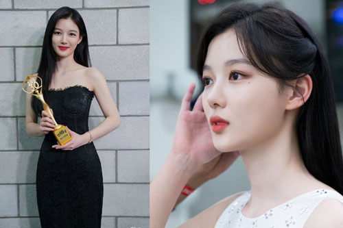 'Em gái quốc dân' Kim Yoo Jung gây bão với nhan sắc trong veo, đẹp tựa 'thiên thần' trong ảnh hậu trường