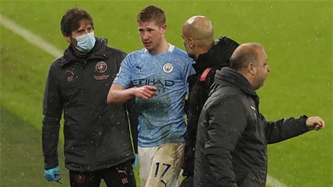 Man City nhận tin dữ từ De Bruyne