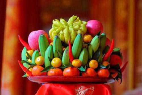 Cách giữ trái cây trên mâm ngũ quả tươi lâu