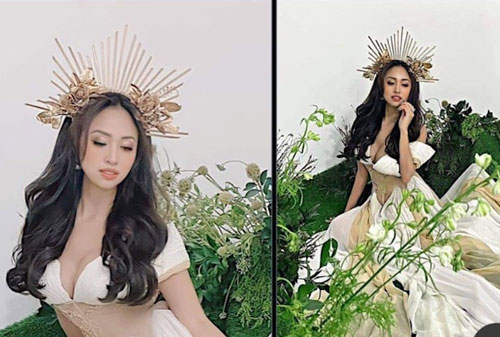 'Thoát xác' khỏi hình ảnh 'ngoan hiền' thường thấy, Vân Hugo 'chơi lớn' với màn hóa thân thành 'thần tiên tỷ tỷ' khoe khéo vòng một cực 'hút mắt'