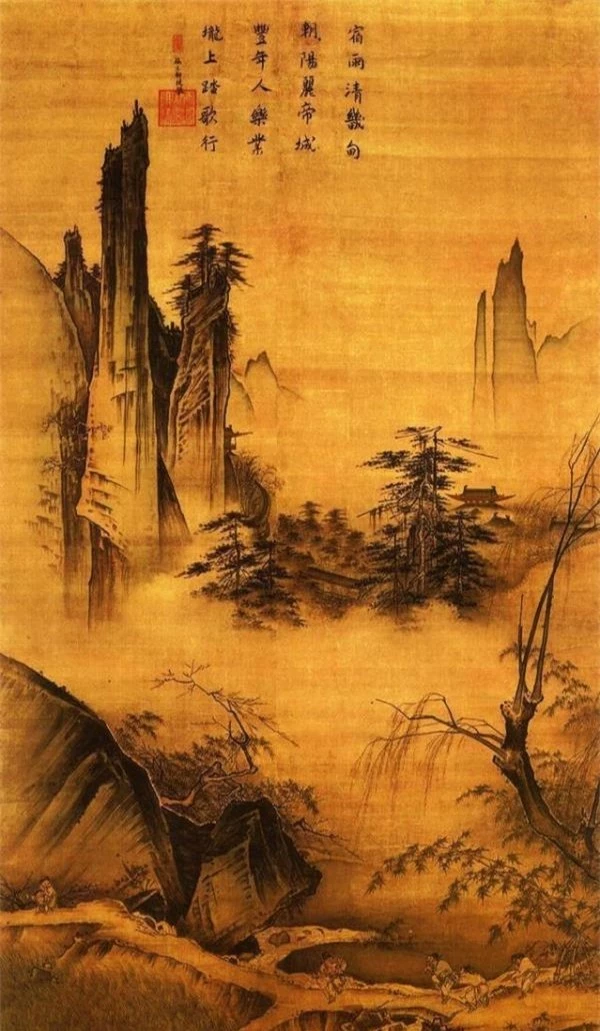 Bức họa quý 800 năm trong Tử Cấm Thành: Phóng to 50 lần góc bên phải, chuyên gia trầm trồ trước ẩn ý của tác giả - Ảnh 1.