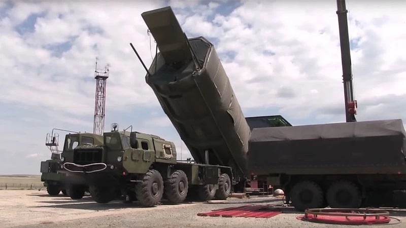 Tổ hợp tên lửa đạn đạo xuyên lục địa siêu thanh Avangard của Nga. Ảnh: Sina.