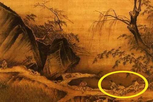 Bức họa quý 800 năm trong Tử Cấm Thành: Phóng to 50 lần góc bên phải, chuyên gia trầm trồ trước ẩn ý của tác giả