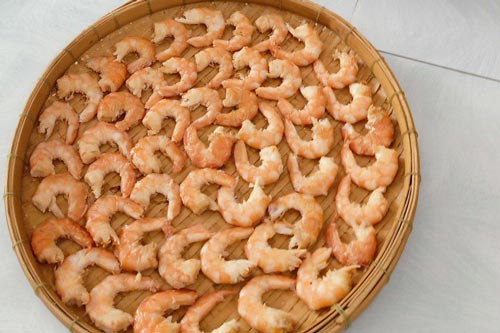 Làm món tôm khô tuyệt ngon, lên màu đỏ đẹp
