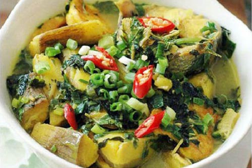 Cách làm canh cá nấu mẻ với chuối xanh