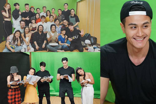 Lần đầu tham gia tập kịch, 'nam thần' Vĩnh Thụy được dàn nghệ sĩ tranh nhau chụp hình 'sống ảo'