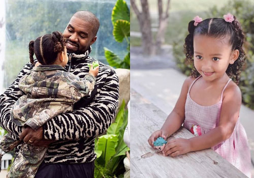 Con gái út của Kim Kardashian 3 tuổi, em bé xinh nhất nhì gia đình truyền hình thực tế với đôi môi dày giống mẹ và làn da giống bố