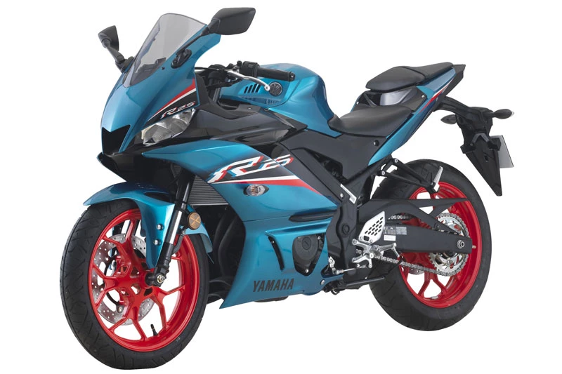 Yamaha YZF-R25 2021 màu Metallic Cyan.