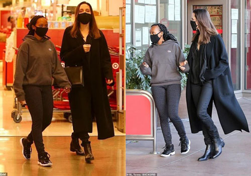 Con gái nuôi của Angelina: 16 tuổi đã cao lớn, so sánh đôi chân 2 mẹ con mới bất ngờ