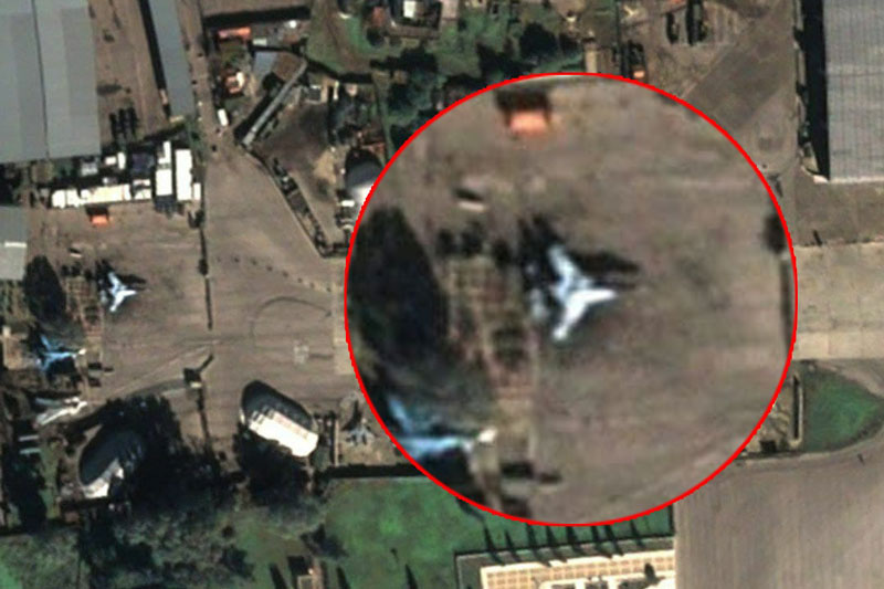 Sina: UAV Okhotnik của Nga lộ diện tại căn cứ không quân Khmeimim ở Syria?