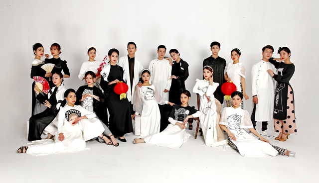 NTK Cao Minh Tiến ra mắt bộ sưu tập áo dài lấy cảm hứng từ dân ca quan họ