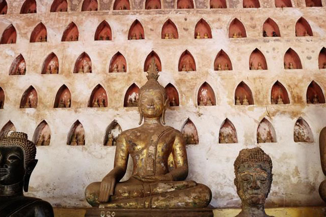 Thăm ngôi chùa có gần 7.000 tượng Phật của Lào