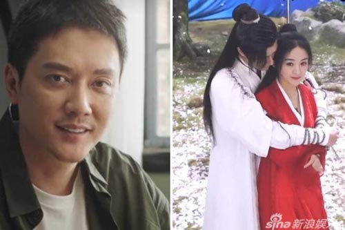 Phùng Thiệu Phong lão hóa nghiêm trọng trong khi Triệu Lệ Dĩnh trẻ đẹp quấn quýt không rời bên trai trẻ