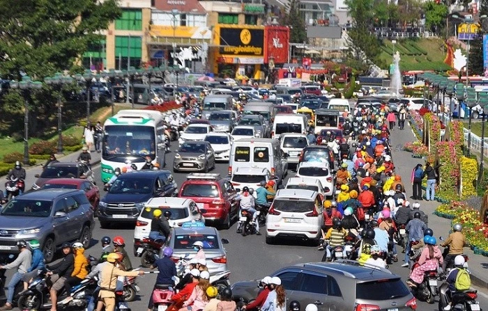 Mấy năm trở lại đây, kẹt xe đã trở thành một "đặc sản" mới của Đà Lạt.