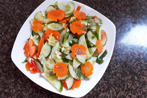 Cách làm món dưa góp bằng dưa chuột đơn giản, giòn ngon