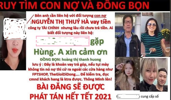 Gần Tết, dịch vụ đòi nợ thuê kiểu xã hội đen hoành hành trên mạng