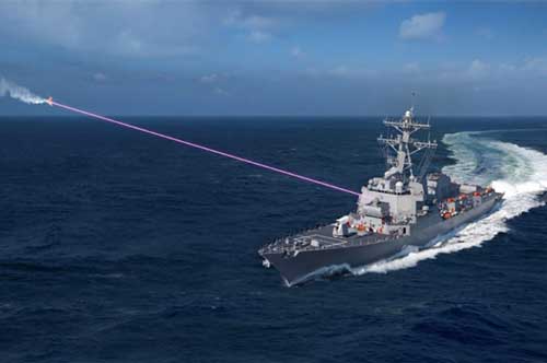 Vũ khí laser - hỏa lực phòng thủ tương lai gần của hải quân Mỹ