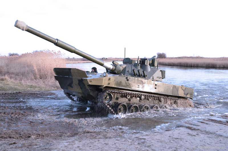 Mãn nhãn với màn trình diễn dưới nước của 'xe tăng dù' Sprut-SDM1 Nga