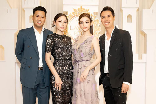 Vợ chồng Huyền Baby gặp Phillip Nguyễn - Linh Rin: Bức ảnh hội tụ toàn người giàu và giỏi