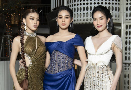 Top 3 Hoa hậu Việt Nam diện đầm cắt xẻ khoe vẻ đẹp gợi cảm