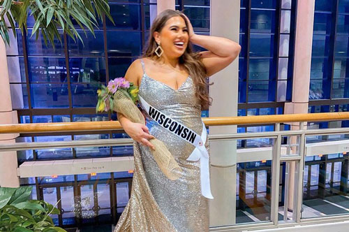 Người đẹp ngoại cỡ lọt top 12 Hoa hậu Trái Đất Mỹ 2021