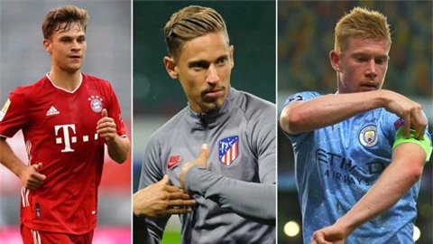 Sao Atletico cùng De Bruyne và Kimmich là những tiền vệ hay nhất châu Âu