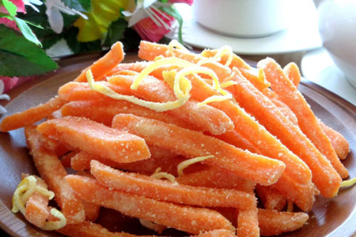 Mứt khoai lang vừa thơm vừa lạ ăn mãi không chán