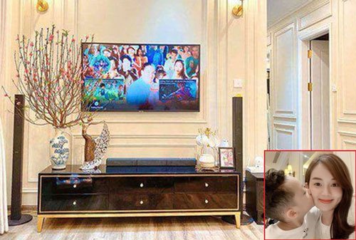 Khám phá không gian bên trong căn hộ Ly Kute đang sống cùng con trai Khoai Tây