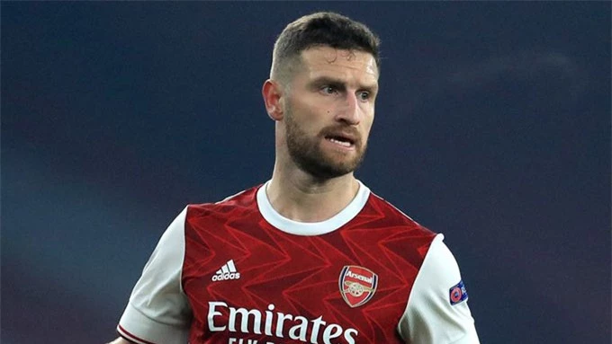 Mustafi đang không được thi đấu nhiều tại Arsenal