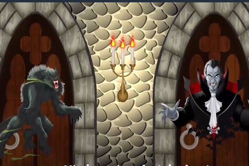 CLIP: Câu đố tìm cánh cửa để thoát khỏi lâu đài ma quái