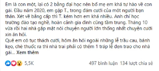 Nhà gái thách cưới 200 triệu chú rể vẫn vui vẻ nhận lời nhưng đêm tân hôn, nhìn mảnh giấy anh đặt đầu giường mà cô dâu &quot;nghẹn đắng&quot; - Ảnh 1.