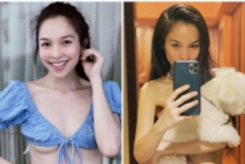 Ca sĩ Hiền Thục “nghiện” khoe vòng một ở tuổi 40