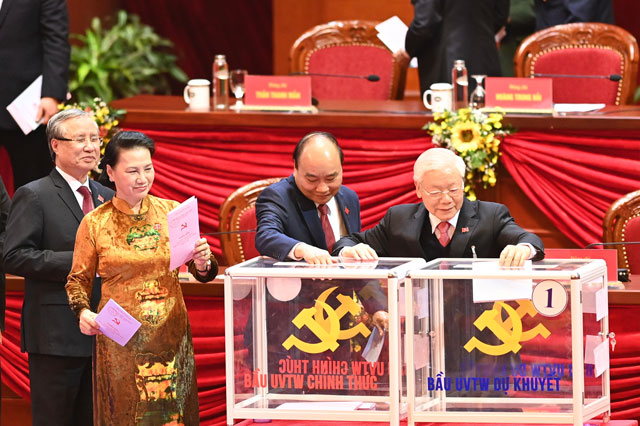 Trung ương bầu Bộ Chính trị, Tổng Bí thư, Ban Bí thư khóa XIII