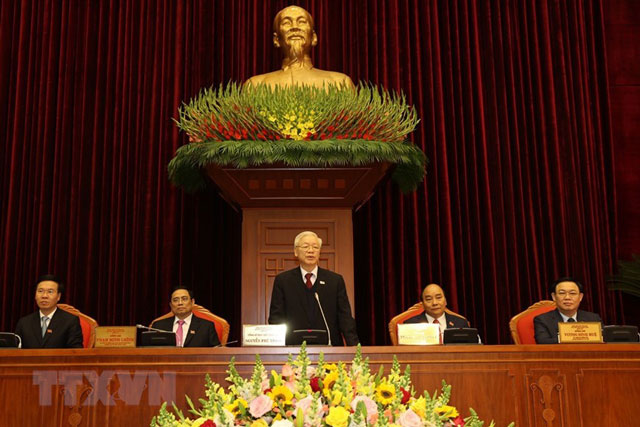 Hình ảnh Hội nghị lần thứ nhất Ban Chấp hành Trung ương Đảng khóa XIII